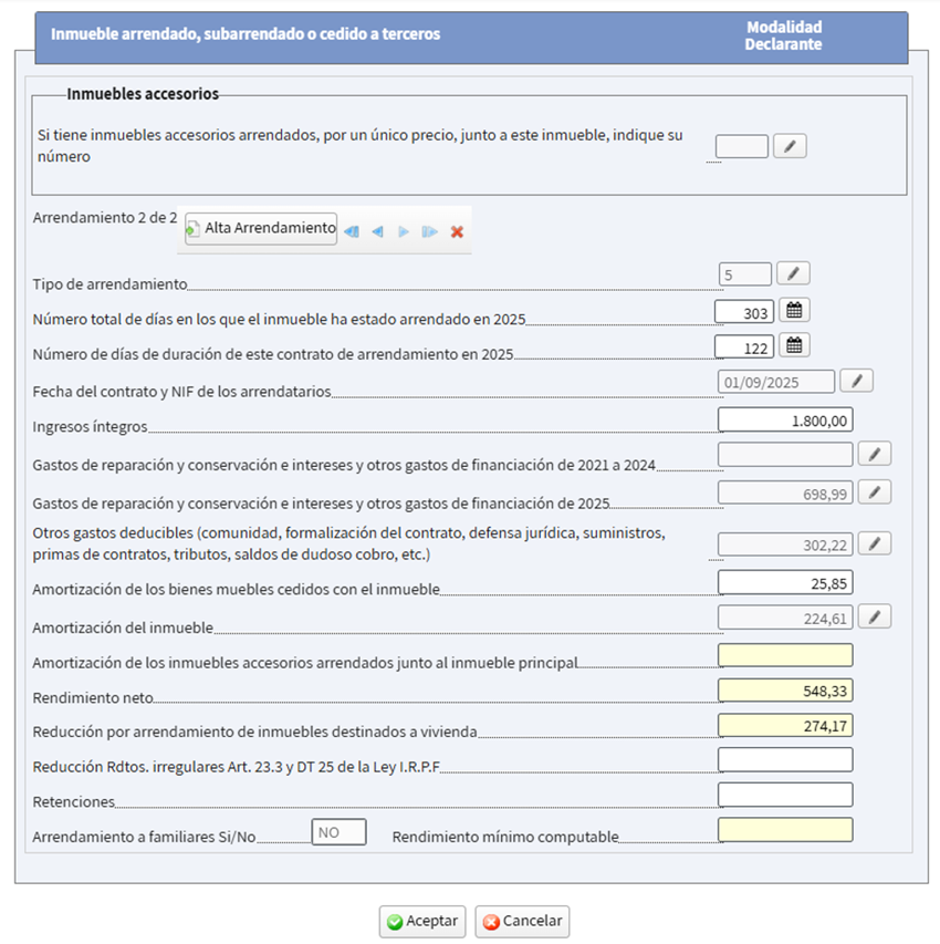 Declaración de la renta 2025
